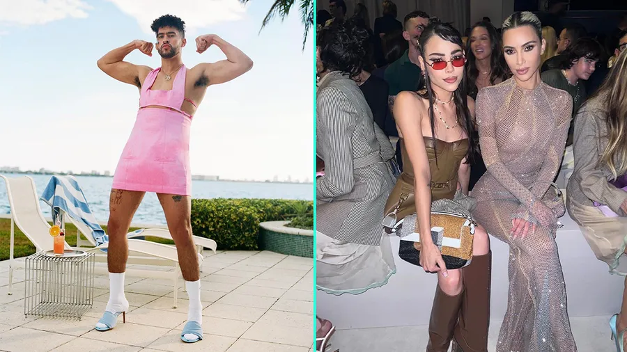 Bad Bunny para Jacquemus / Danna Paola y Kim Kardashian