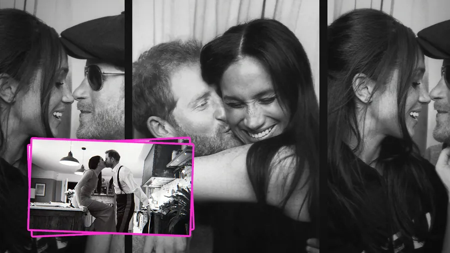 El príncipe Harry y Meghan Markle, en el documental de Harry & Meghan de Netflix.