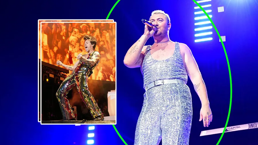 Sam Smith es atacado por usar un jumpsuit de brillos; prenda que a Harry Styles se le aplaude.