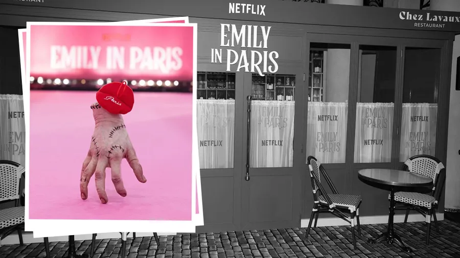 Dedos es el mejor vestido en la premiere de Emily in Paris.