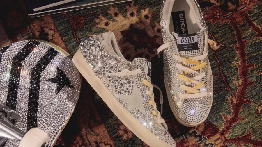 golden goose swarovski