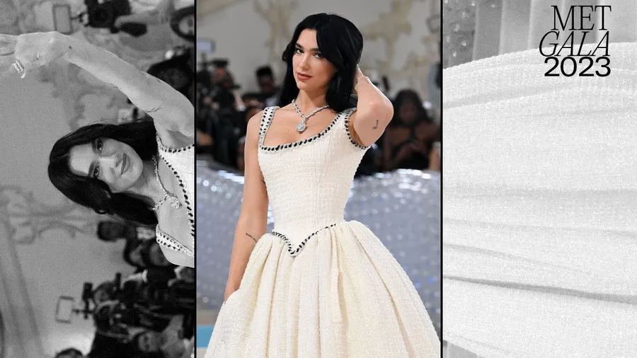 Dua Lipa cumple como coanfritiona de la noche y se viste de vintage Chanel.