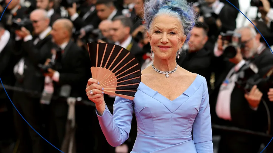 Hellen Mirren combina su look con su color de pelo en el Festival de Cannes 2023