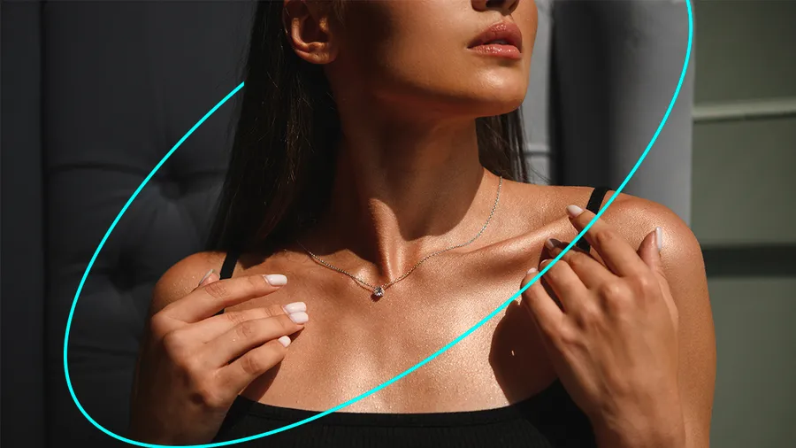 Qué tipo de collar usar según el escote.