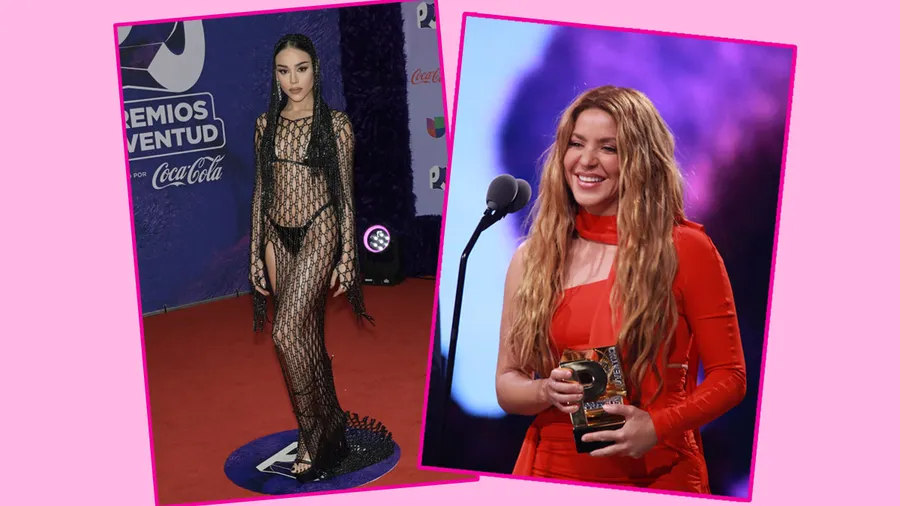 Shakira y Danna Paola juntas en los Premios Juventud 2023