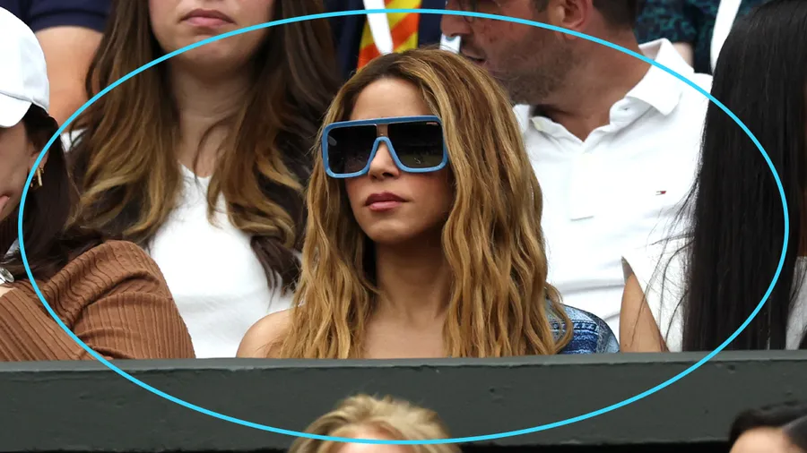 Shakira en Wimbledon junto a las celebs más hot.
