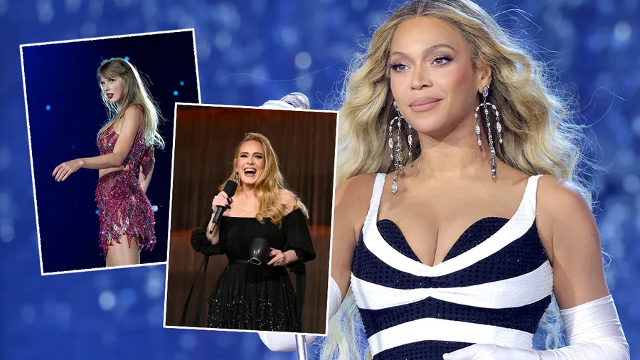 Taylor Swift, Adele y Beyoncé