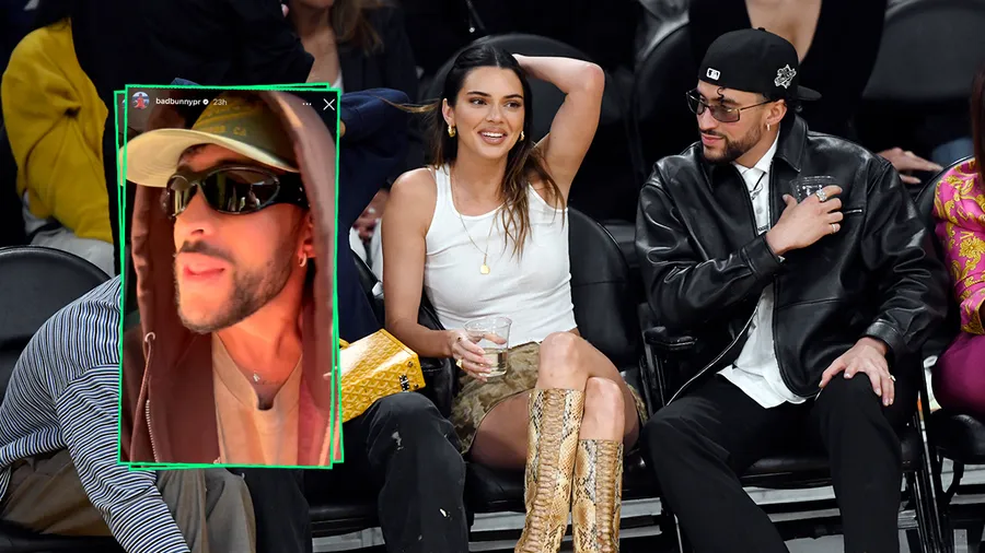 Bad Bunny hace oficial su relación con Kendall Jenner en stories