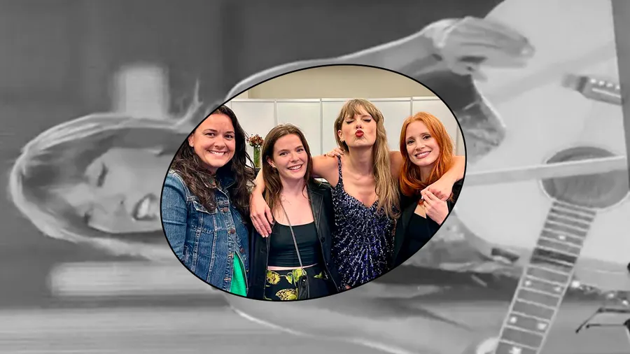 Jessica Chastain asiste al concierto de Taylor Swift en Ciudad de México