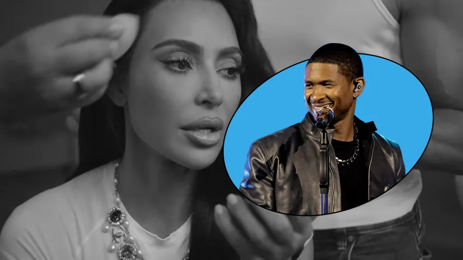 Kim Kardashian anuncia a Usher como el artista del Super Bowl 2024 Halftime Show