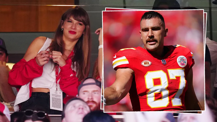 Travis Kelce usó un look muy "1989" para salir con Taylor Swift