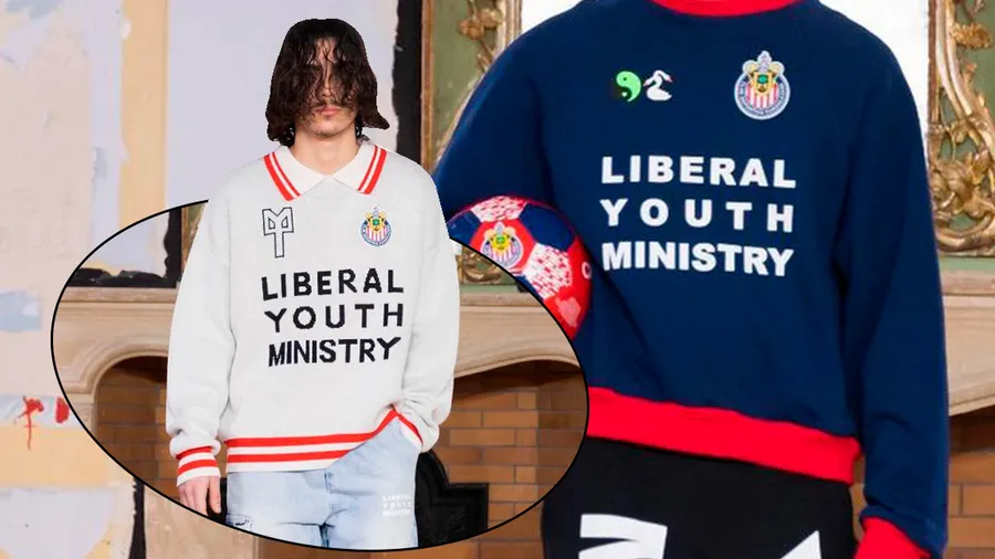 Liberal Youth Ministry colabora con el Club Deportivo Guadalajara​ para una colección en la semana de la moda en París.