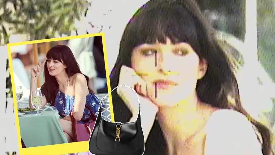 Dakota Johnson es la imagen del icónico bolso Jackie 1961 de Gucci.