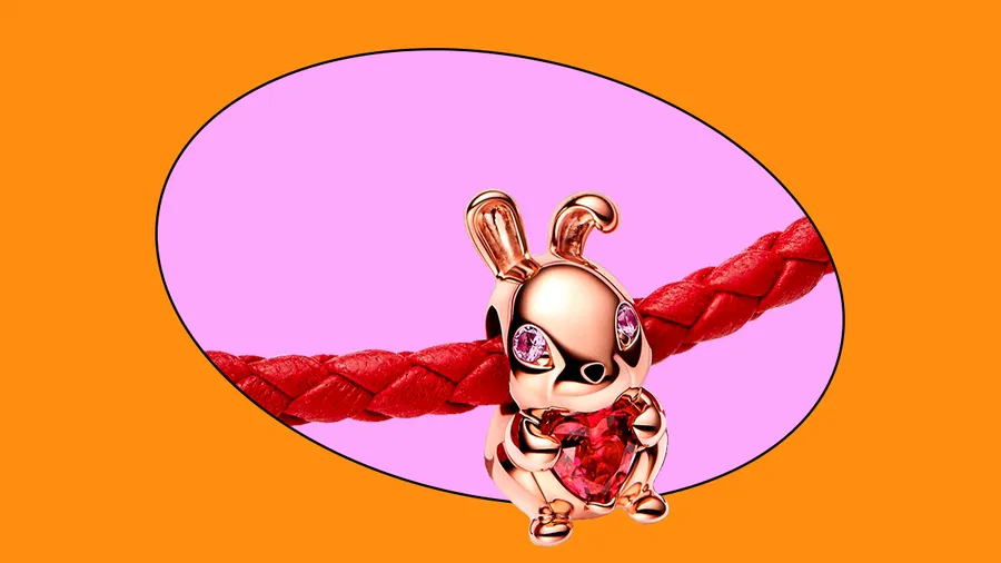 pandora charm año nuevo chino conejo