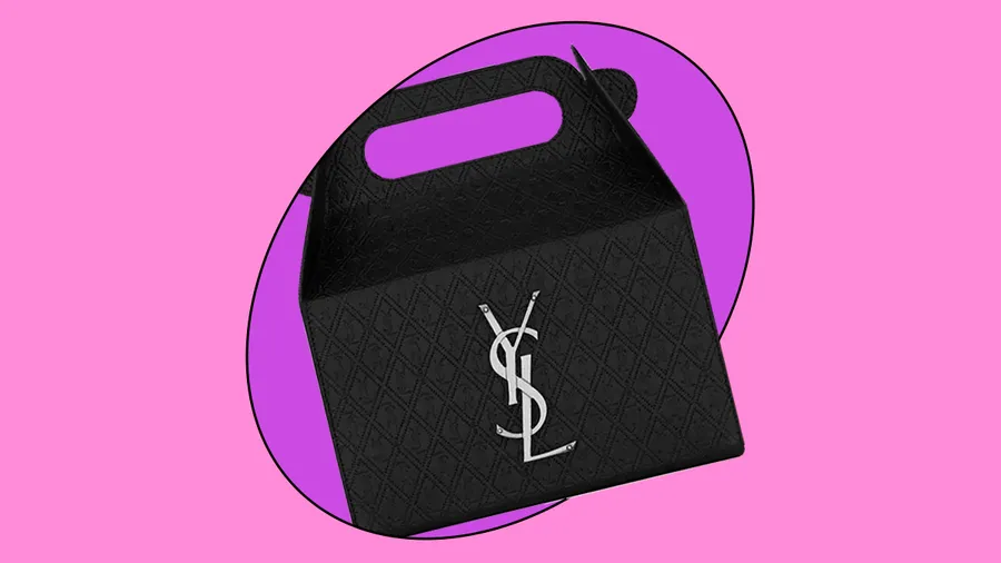 saint laurent take away box lonchera bolsa