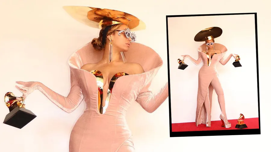 Beyoncé celebró a lo grande su victoria en los Grammys.