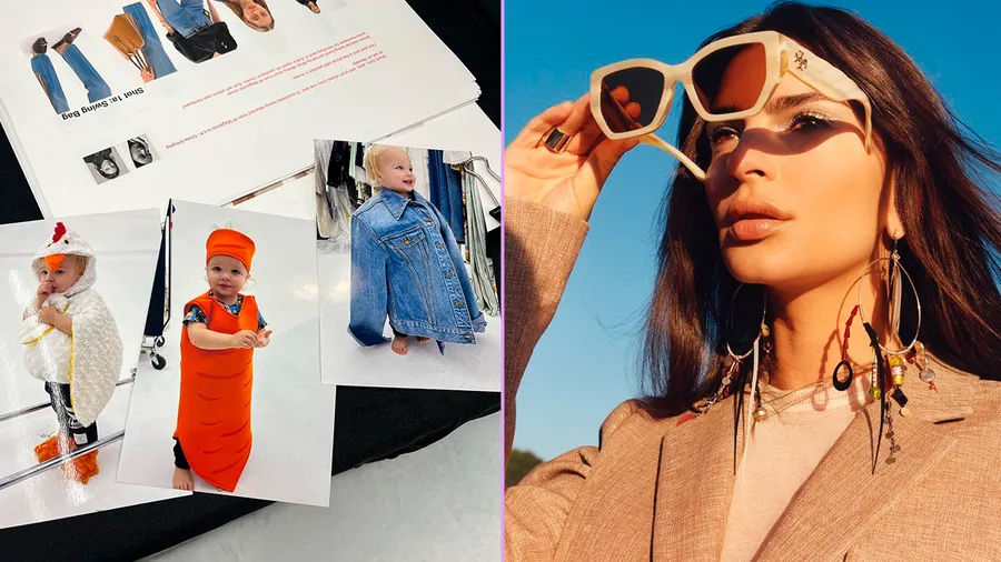 Emily Ratajkowski y su hijo Sylvester Apollo Bear protagonizan la campaña Primavera 2023 de Tory Burch