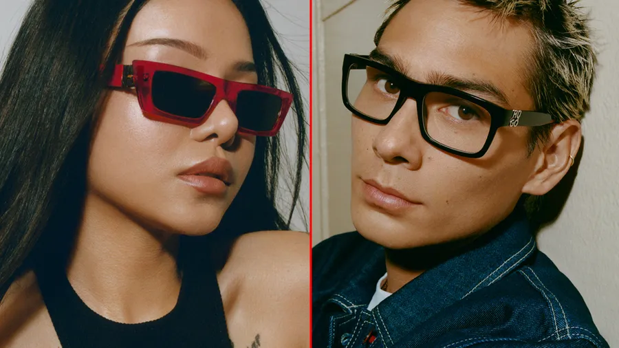 Bella Poarch y Evan Mock para HUGO Eyewear Primavera Verano 2023