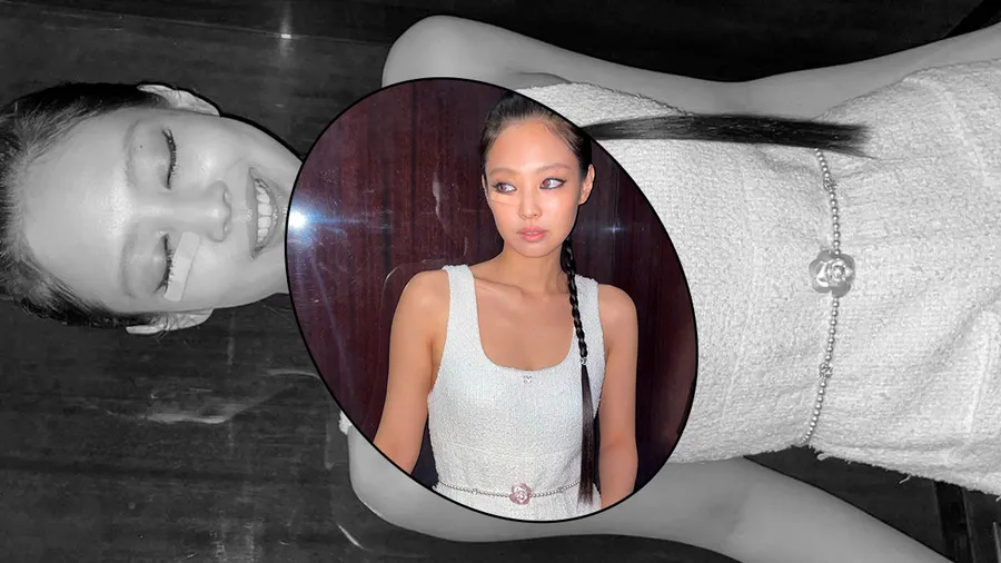 El curita en el makeup de Jennie Blackpink se roba el espectáculo en el desfile de Chanel.