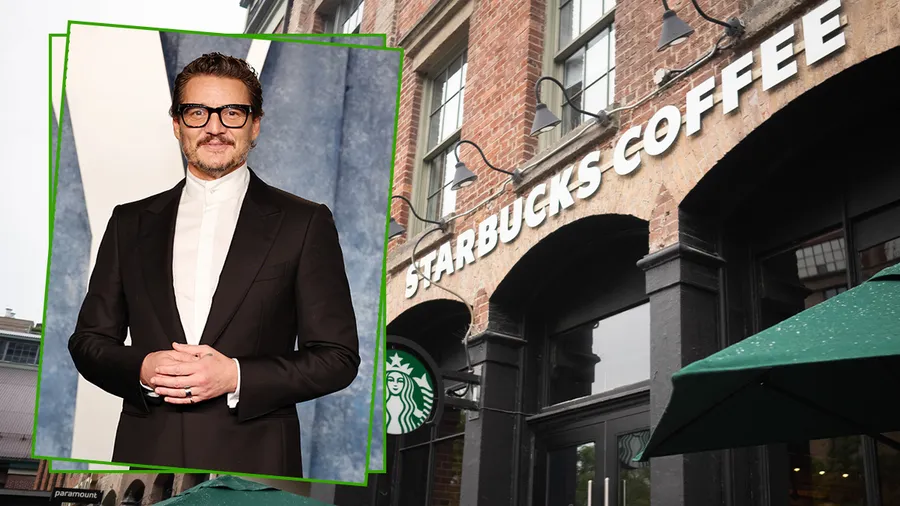 Pedro Pascal consume ordena demasiada cafeína en Starbucks.