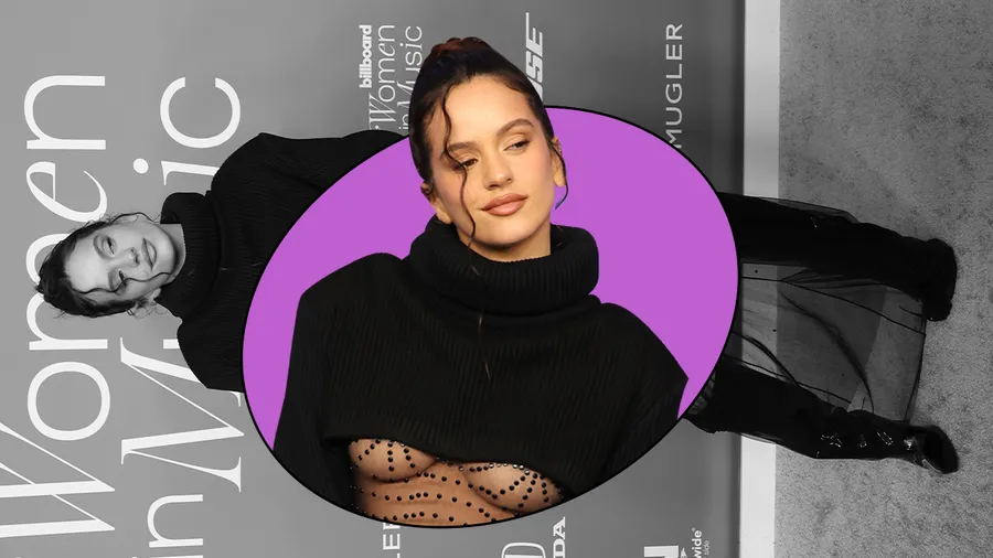 Rosalía nos demuestra cómo llevar el escote underboob sin morir en el intento.