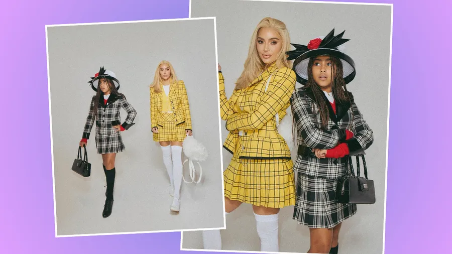 Kim Kardashian y North West como Cher Horowitz y Dionne de Clueless