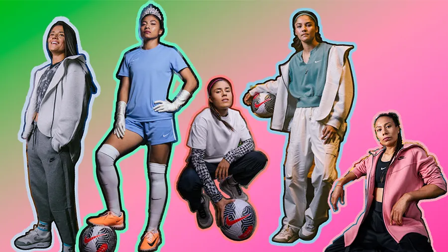 Las futbolistas mexicanas que son parte de la campaña Piérdelo todo, gánalo todo de NIKE.