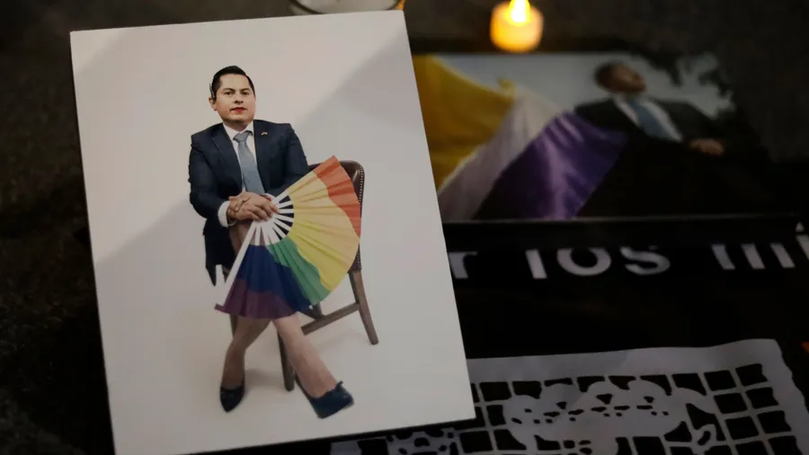 LGBTTTIQ+ community condemns the death of Magistrate Jesus Osiel Baena Saucedo in Mexico, Mexico City, Mexico City, Mexico - 13 Nov 2023