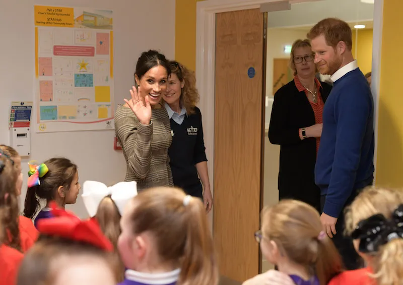 Prince Harry and Meghan Markle visit Cardiff, Wales, UK - 18 Jan 2018