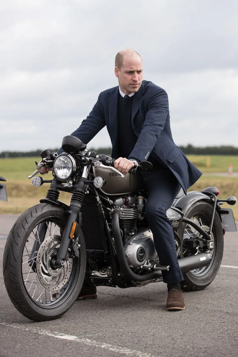 Prince William visits the Triumph Motorcycles and MIRA Technology Park, Hinckley, UK - 20 Feb 2018
