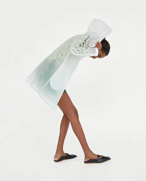CHUBASQUERO TRANSPARENTE BANDA Zara