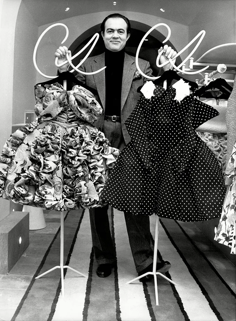 French Fashion Designer Christian Lacroix Pictured At His Paris Headquaters