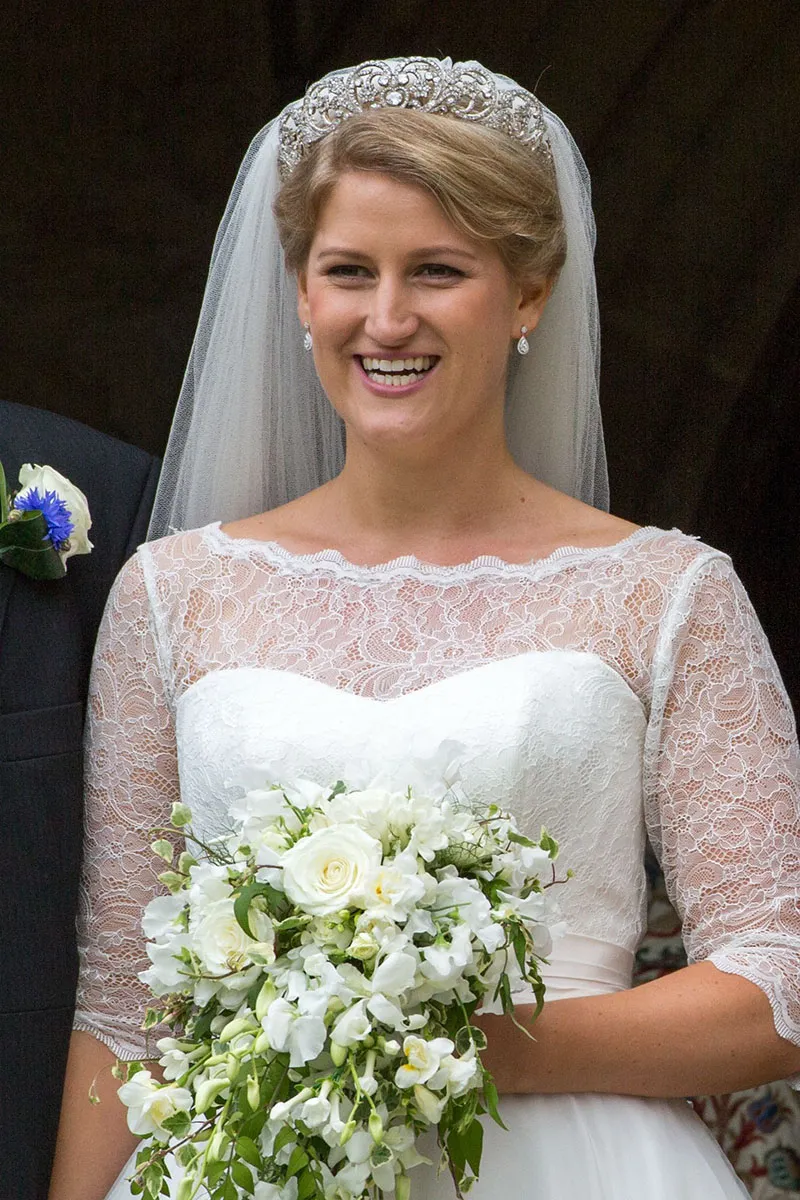 Wedding of Celia McCorquodale and George Woodhouse, Stoke Rochford, UK - 16 Jun 2018