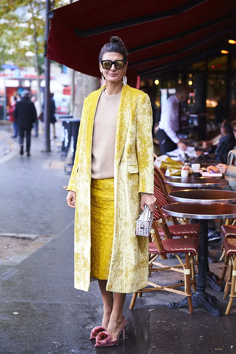 Street Style Spring Summer 2018 Paris Fashion Week France - 01 Oct 2017