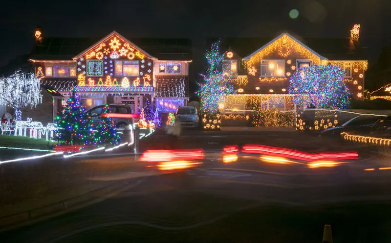 Households In Burnham-on-Sea Light Up For Christmas