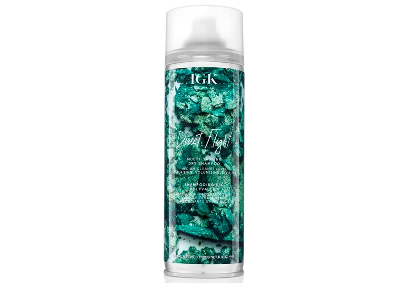 rutina-skincare-belleza-5 minutos-rápida-bloqueador-limpiador-foreo-shampoo en seco-igk