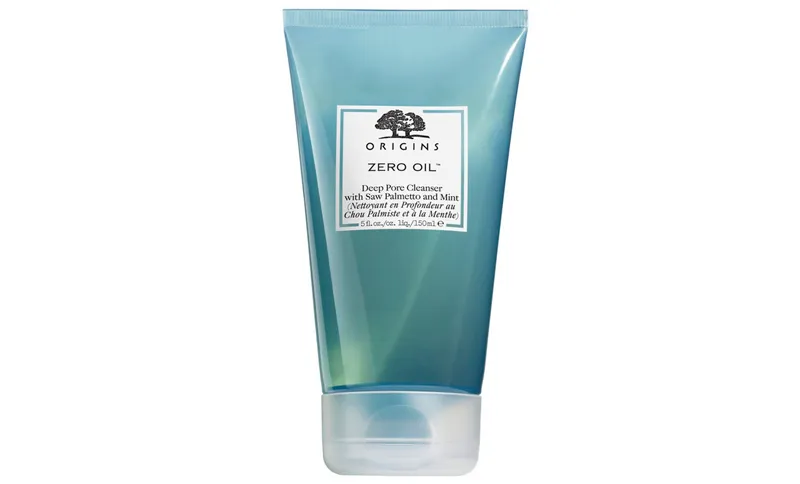 rutina-skincare-belleza-5 minutos-rápida-bloqueador-limpiador-foreo-shampoo en seco-origins