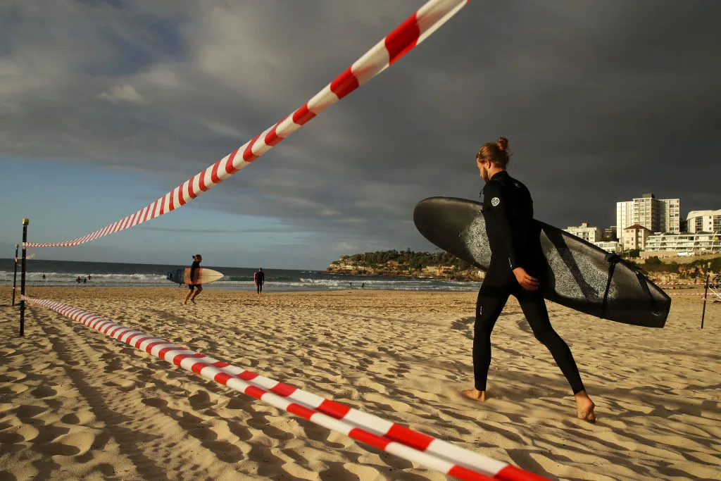 Bondi And Bronte Beaches Reopen For Exercise As Australian Coronavirus Infection Rate Continues To Decline