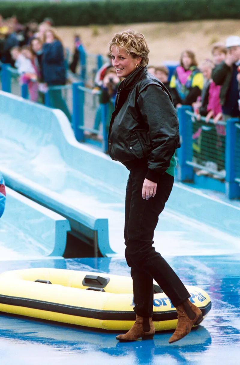 PRINCESS DIANA AT THORPE PARK, BRITAIN - ARP 1993