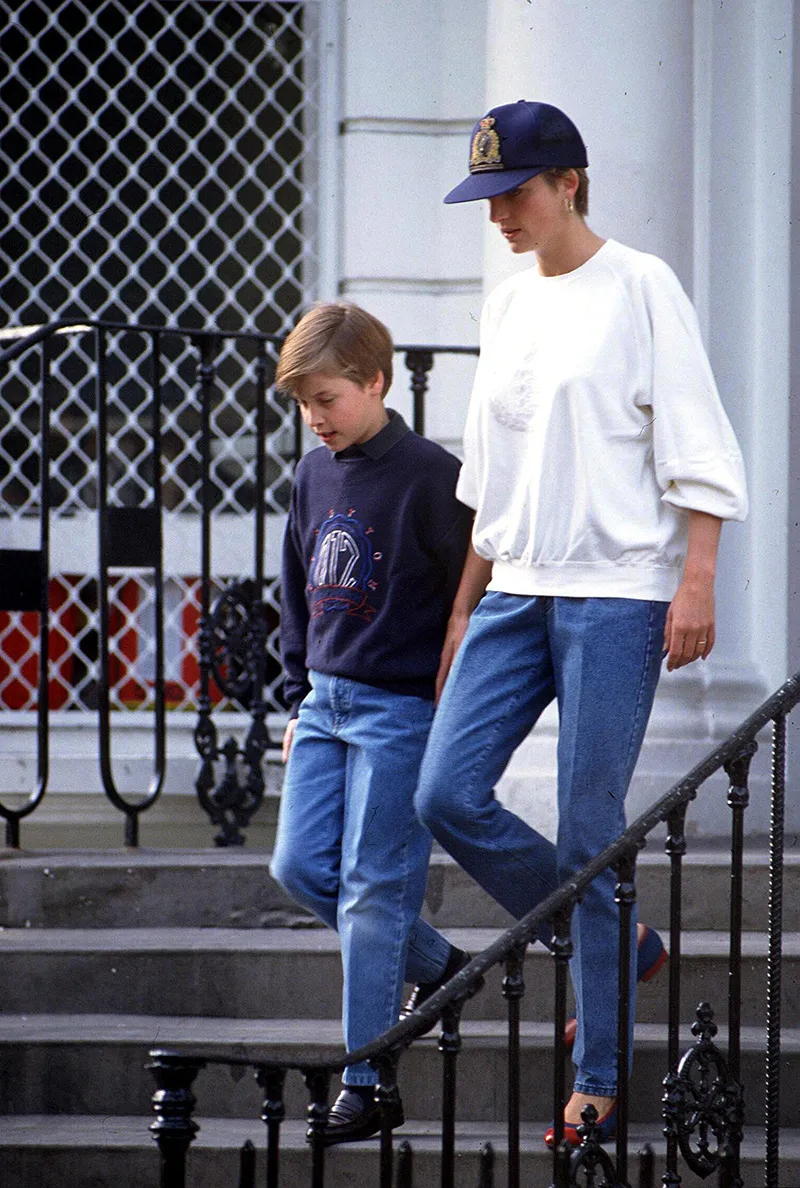 1992 PRINCE WILLIAM WITH PRINCESS DIANA