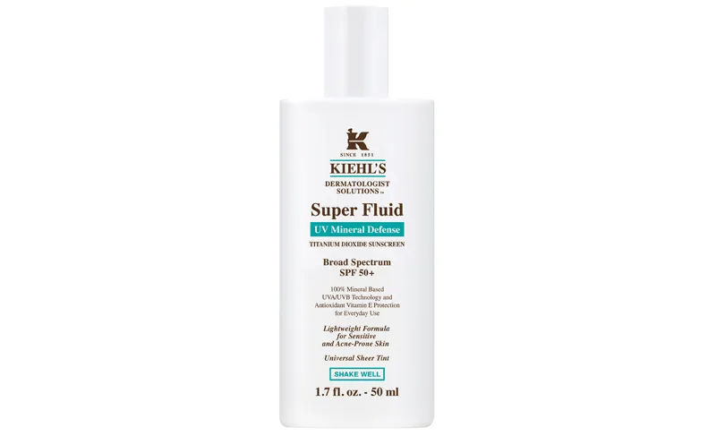 Kiehl’s Ultra Light Daily UV Defense Mineral Sunscreen SPF 50 / PA+++ ($835, kiehls.com.mx)