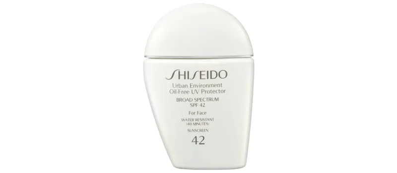Shiseido Urban Environment Oil-Free UV Protector SPF 42 ($930, sephora.com.mx)