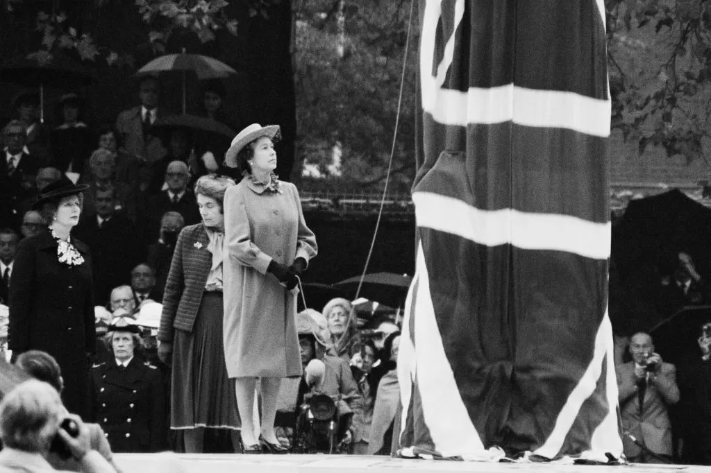 Unveiling of Statue of the Earl Mountbatten