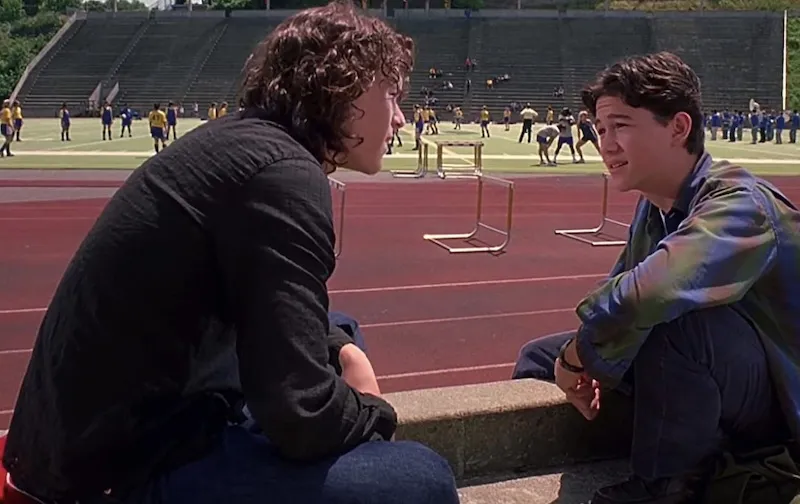 Heath Ledger y Joseph Gordon Levitt.