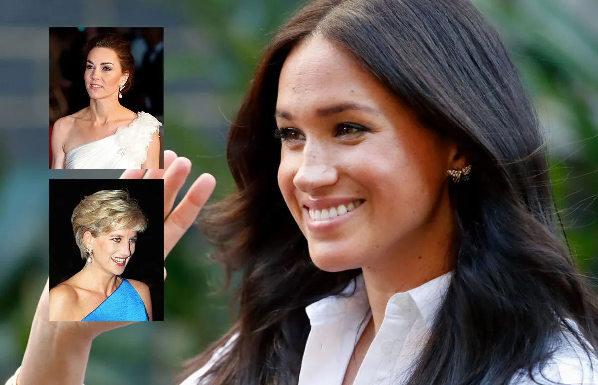 Al casarse con el príncipe William y el príncipe Harry, Kate Middleton y Meghan Markle, respectivamente heredaron algunas de las piezas de joyería más preciadas de la princesa Diana. "Me gustaría que se les asigne todas mis joyas a la parte que recibirán mis hijos, para que sus esposas, a su debido tiempo, las tengan o las usen. Dejo la división exacta de las joyas a su discreción”, escribió la royal en su testamento.Así fueron divididas: