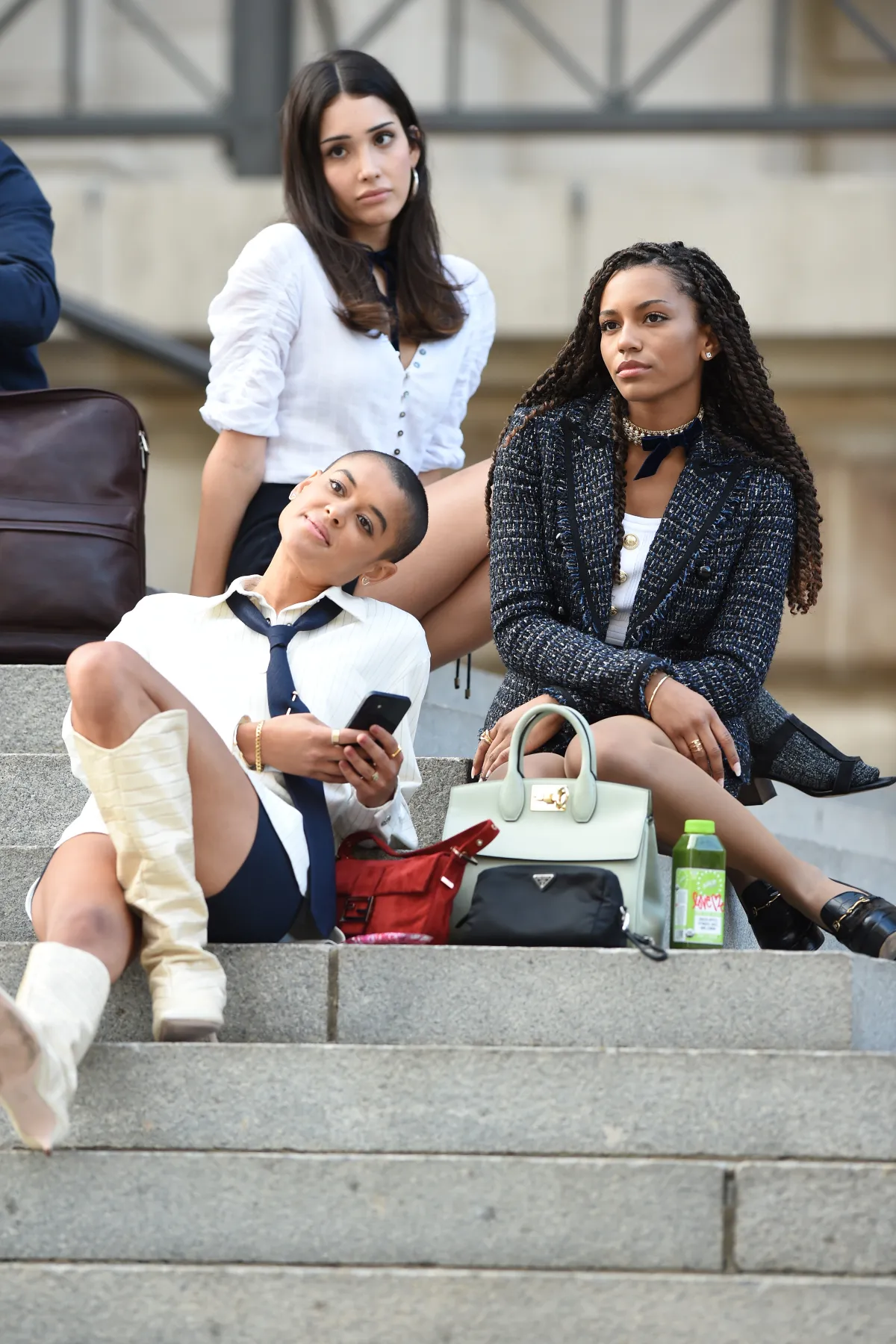 'Gossip Girl' on set filming, New York, USA - 10 Nov 2020