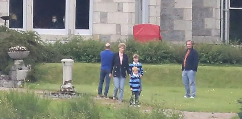 Exclusive - 'The Crown' TV show on set filming, Ardverikie Estate, Kinloch Laggan, Scotland - 04 Aug 2021