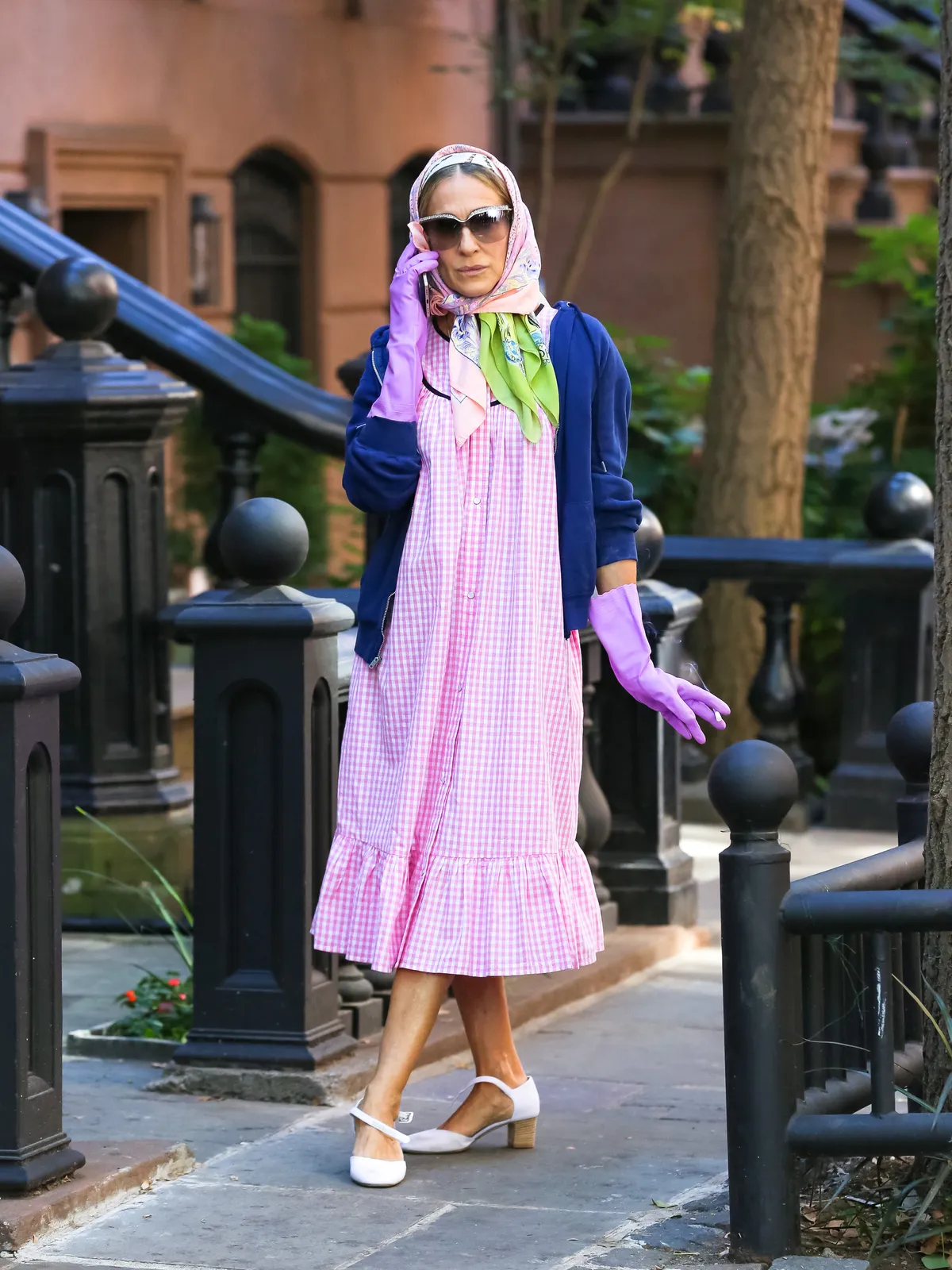 Celebrity Sightings In New York - October 20, 2021
