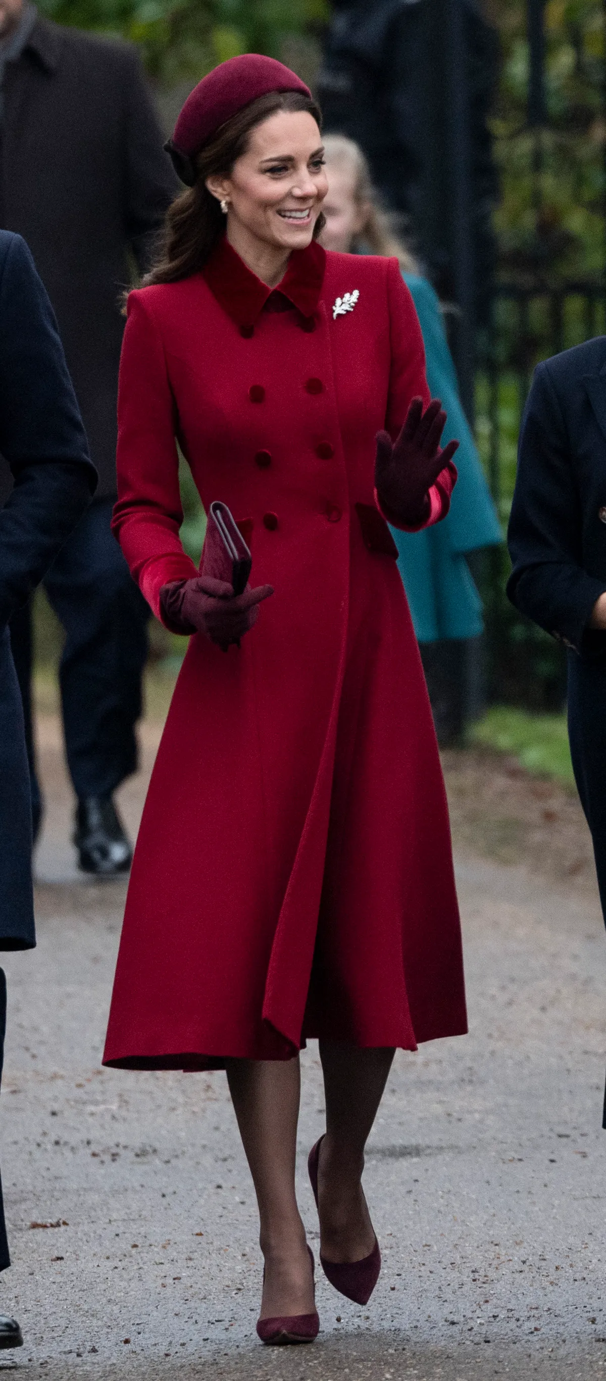 The Royal Family Attend Church On Christmas Day