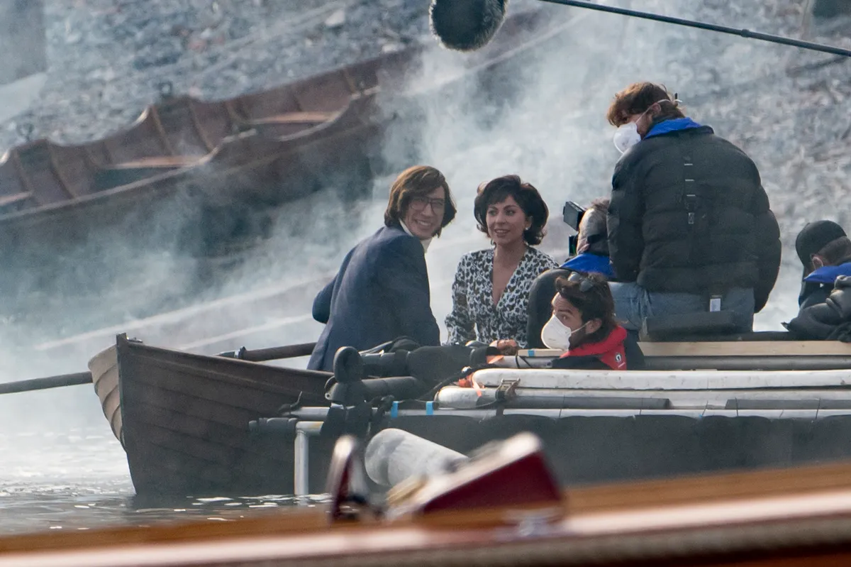 "House Of Gucci" Shooting In Como